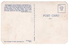 Load image into Gallery viewer, Pennsylvania State Monument, Gettysburg, Pennsylvania, USA Vintage Original Postcard # 4523 - 1960&#39;s
