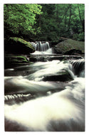 River and Falls Scenic View, USA Vintage Original Postcard # 4527 - Post Marked January 1999
