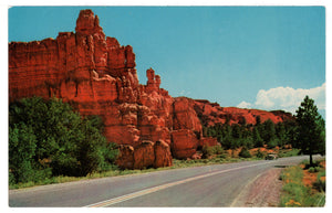 Bryce Canyon National Park, Red Canyon, Utah, USA Vintage Original Postcard # 4535 - 1970's