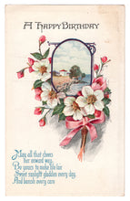 Load image into Gallery viewer, A Happy Birthday Vintage Original Postcard # 4560 - New, Early 1900&#39;s
