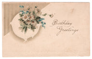 Birthday Greetings Vintage Original Postcard # 4570 - New, Early 1900's