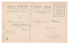 Load image into Gallery viewer, Birthday Greetings Vintage Original Postcard # 4571 - October 7, 1912
