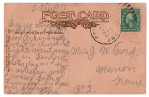 Wouldn't Pa Be Mad... Vintage Original Postcard # 4577 - Post Marked October 17, 1913