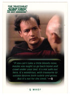 Q Who? (Trading Card) The Quotable Star Trek: The Next Generation - 2005 Rittenhouse Archives # 43 - Mint