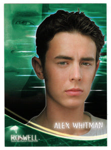 Alex Whitman (Trading Card) Roswell Season 1 - 2000 Inkworks # 7 - Mint