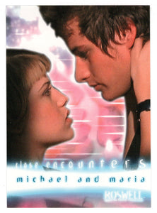 Michael and Maria (Trading Card) Roswell Season 1 - 2000 Inkworks # 77 - Mint