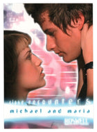 Michael and Maria (Trading Card) Roswell Season 1 - 2000 Inkworks # 77 - Mint