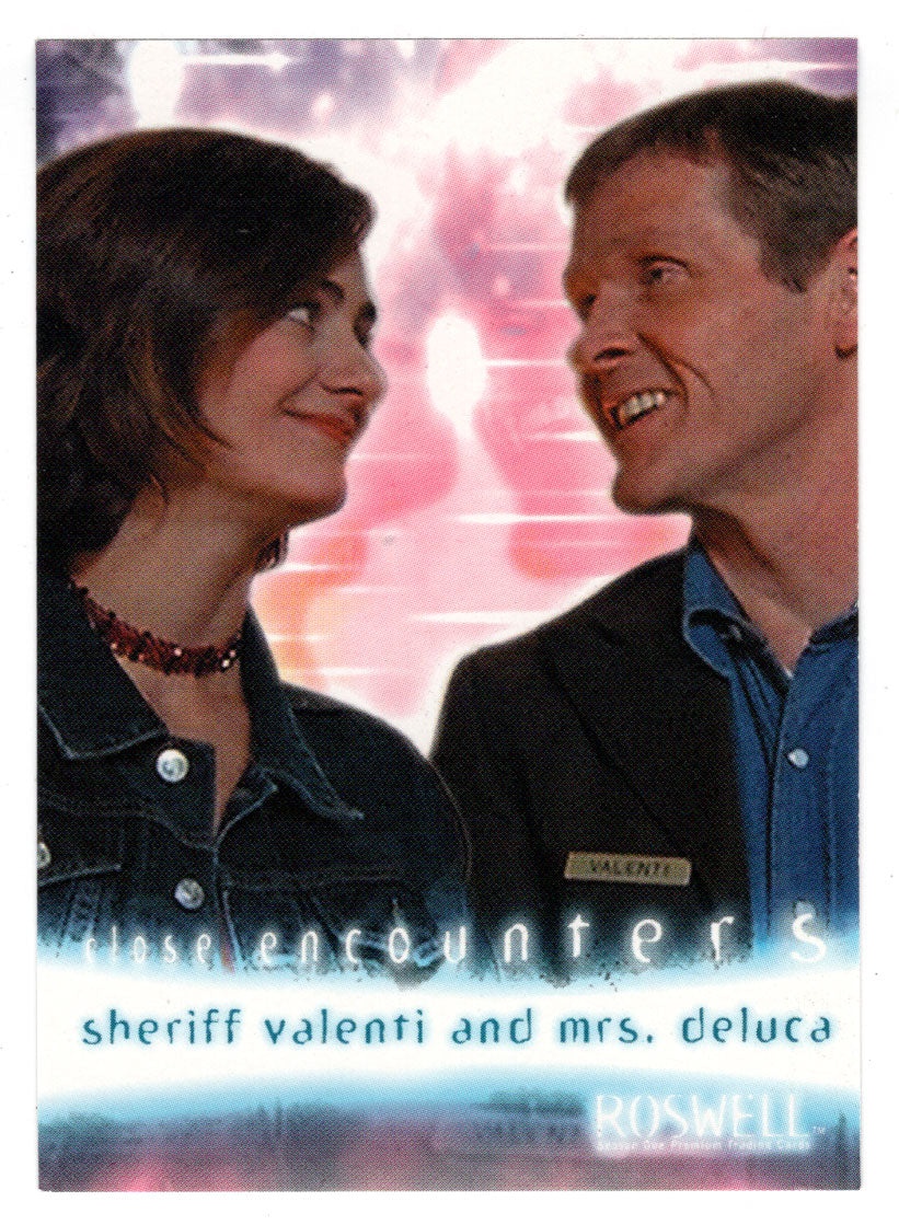 Sheriff Valenti and Mrs. De Luca (Trading Card) Roswell Season 1 - 2000 Inkworks # 81 - Mint