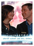 Sheriff Valenti and Mrs. De Luca (Trading Card) Roswell Season 1 - 2000 Inkworks # 81 - Mint