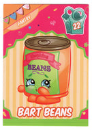 Bart Beans (Trading Card) Shopkins Collector Cards Season Three - 2016 Hill's Cards # 22 - Mint
