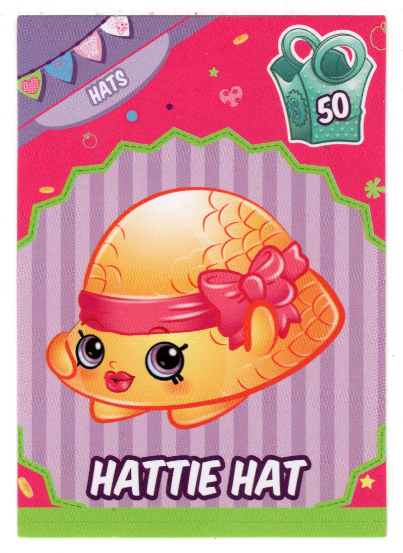 Hattie Hat (Trading Card) Shopkins Collector Cards Season Three - 2016 Hill's Cards # 50 - Mint