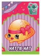 Hattie Hat (Trading Card) Shopkins Collector Cards Season Three - 2016 Hill's Cards # 50 - Mint