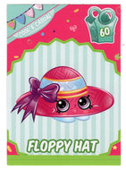 Floppy Hat (Trading Card) Shopkins Collector Cards Season Three - 2016 Hill's Cards # 60 - Mint