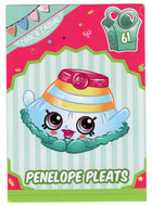 Penelope Pleats (Trading Card) Shopkins Collector Cards Season Three - 2016 Hill's Cards # 61 - Mint