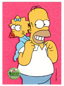 Super Dad (Trading Card) The Simpsons Anniversary Celebration - Premium - 2000 Inkworks # 56 - Mint