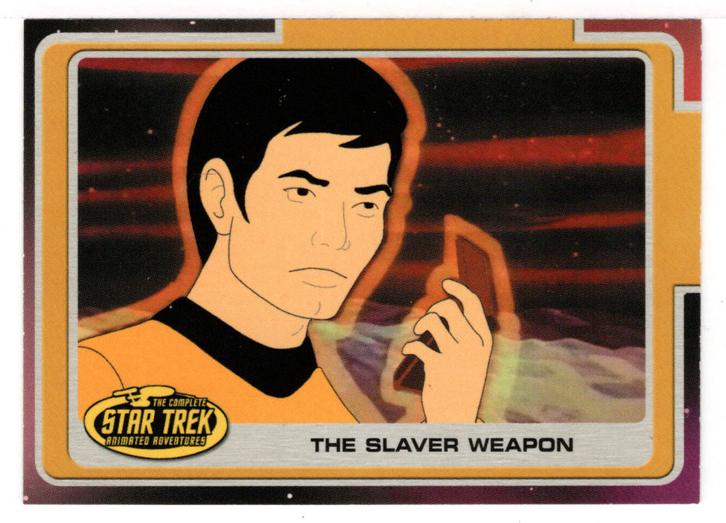 Slaver Weapon (Trading Card) Star Trek Complete Animated Adventures - 2003 Rittenhouse Archives # 124 - Mint