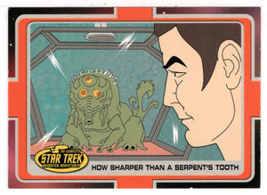 How Sharper Than A Serpent's Tooth (Trading Card) Star Trek Complete Animated Adventures - 2003 Rittenhouse Archives # 185 - Mint