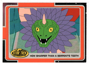 How Sharper Than A Serpent's Tooth (Trading Card) Star Trek Complete Animated Adventures - 2003 Rittenhouse Archives # 186 - Mint