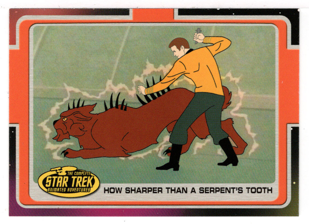 How Sharper Than A Serpent's Tooth (Trading Card) Star Trek Complete Animated Adventures - 2003 Rittenhouse Archives # 188 - Mint