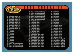 Checklist # 1 (Trading Card) Star Trek Complete Animated Adventures - 2003 Rittenhouse Archives # C1 - Mint