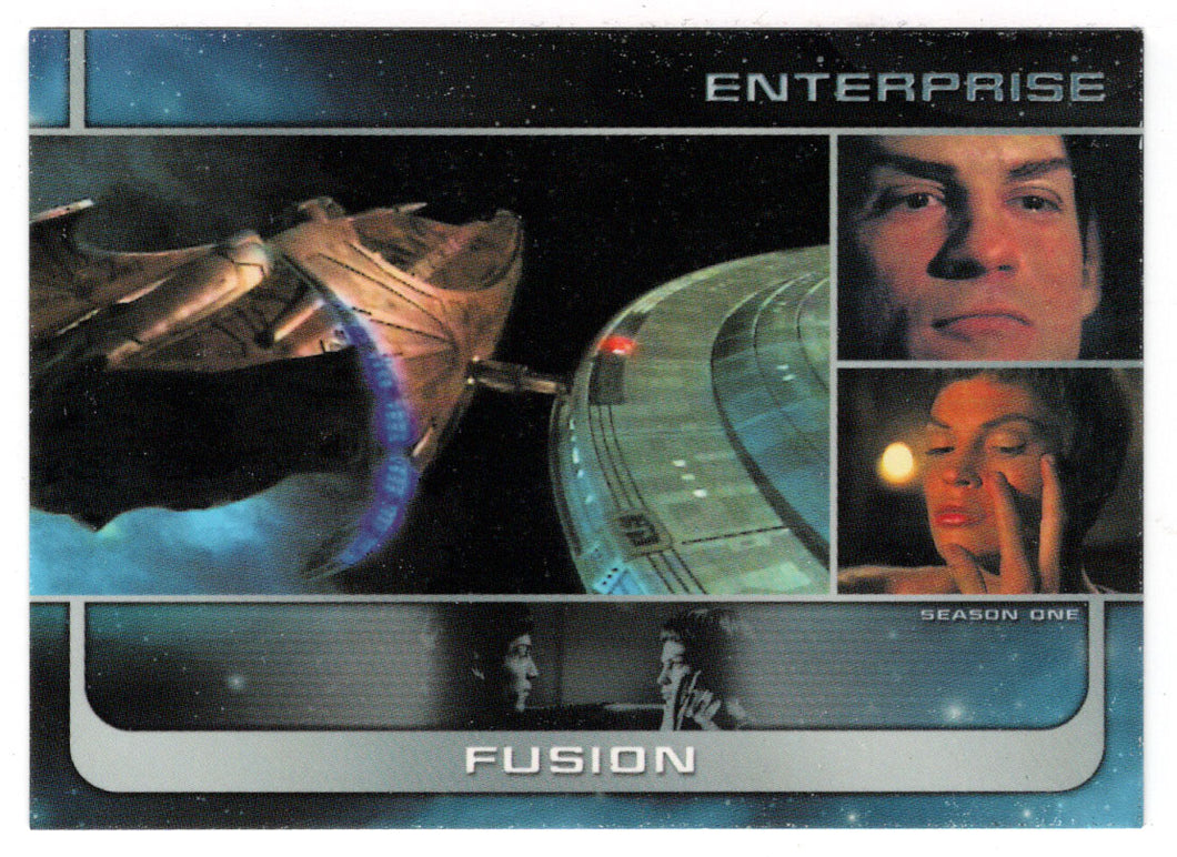 Tolaris Joined his Mind with T'Pol (Trading Card) Star Trek Enterprise - Season One - 2002 Rittenhouse Archives # 54 - Mint