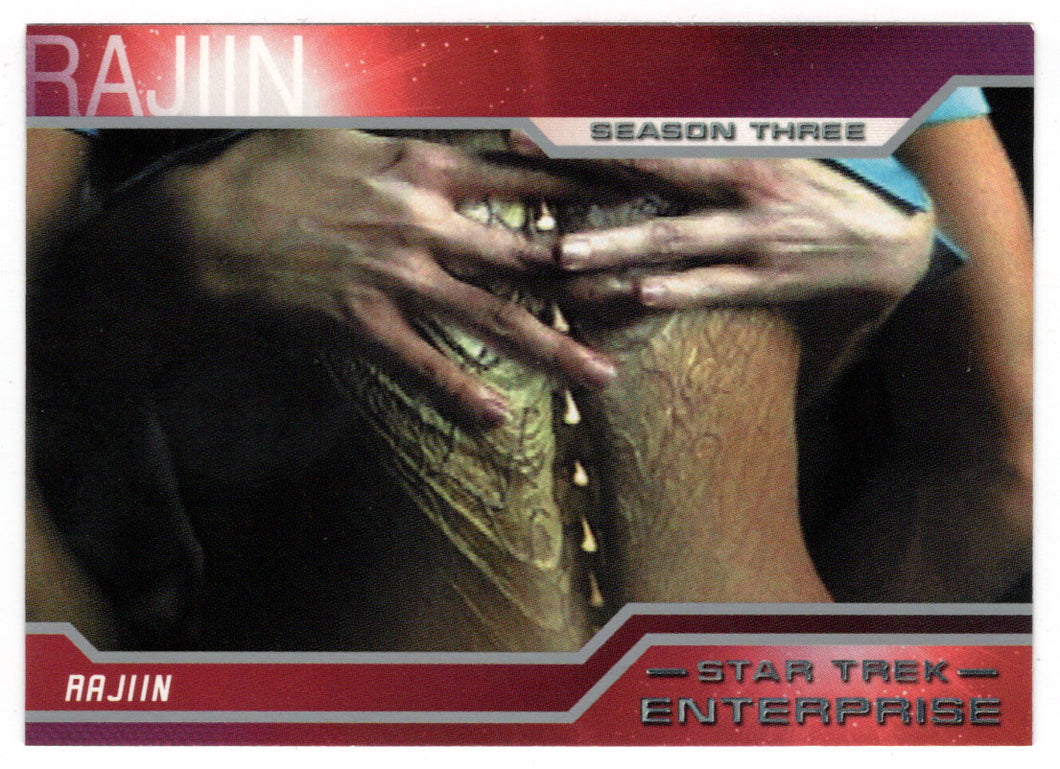 Rajiin Visited Archer One Night in his Quarters (Trading Card) Star Trek Enterprise - Season Three - 2004 Rittenhouse Archives # 173 - Mint
