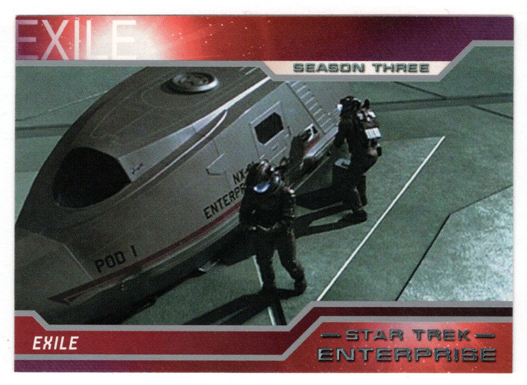 Archer and Trip's Shuttlepod (Trading Card) Star Trek Enterprise - Season Three - 2004 Rittenhouse Archives # 179 - Mint