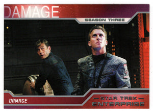 Captain Archer was Determined to Limit Casualties (Trading Card) Star Trek Enterprise - Season Three - 2004 Rittenhouse Archives # 219 - Mint