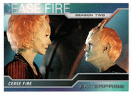 Archer and T'Pol Picked up Ambassador Soval (Trading Card) Star Trek Enterprise - Season Two - 2003 Rittenhouse Archives # 128 - Mint