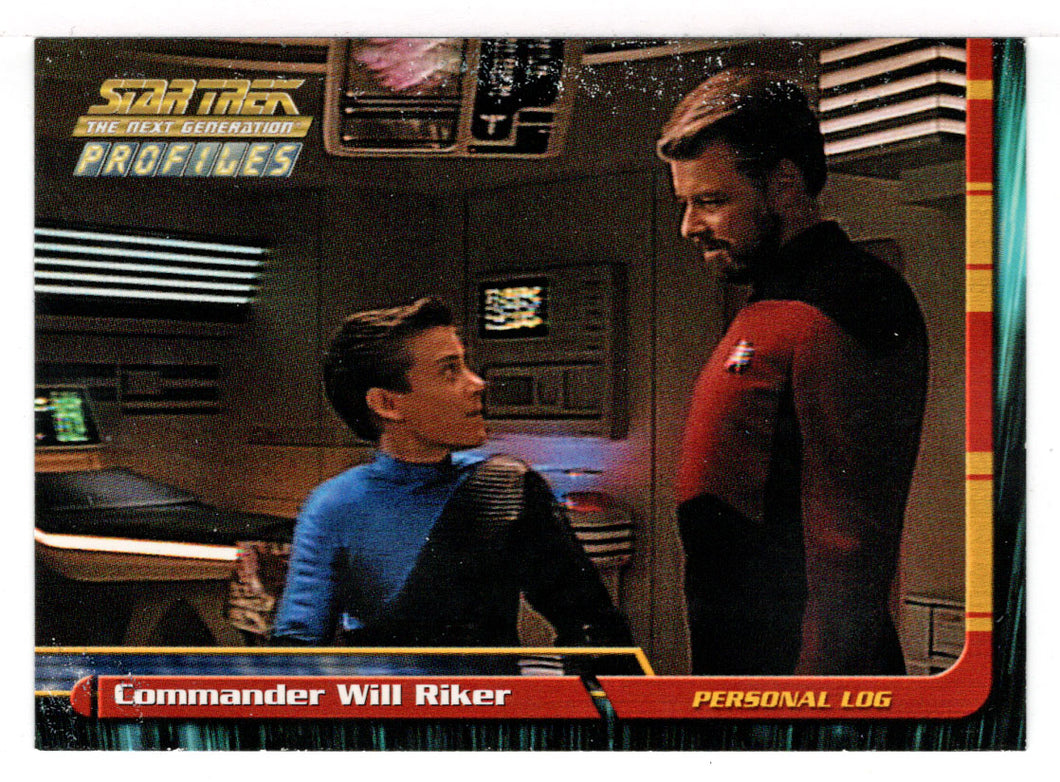 Commander Will Riker (Trading Card) Star Trek The Next Generation - Profiles - 2000 Skybox # 2 - Mint