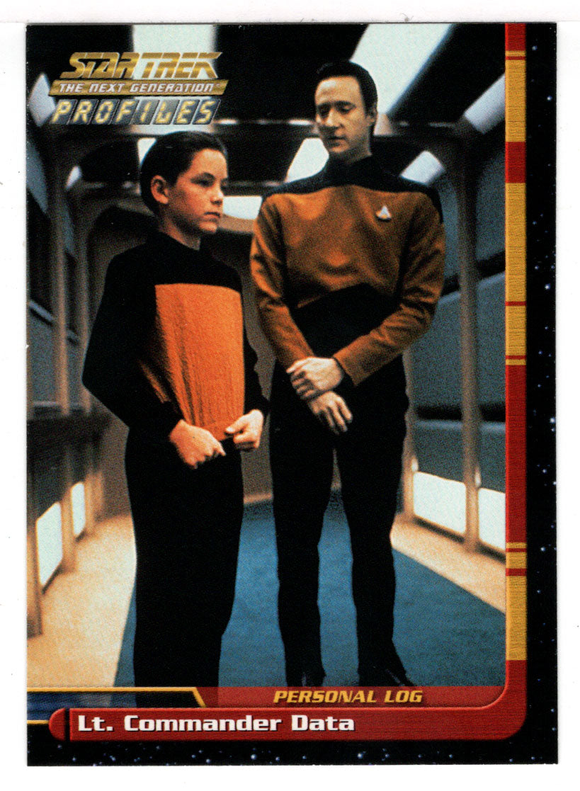 Lt. Commander Data (Trading Card) Star Trek The Next Generation - Profiles - 2000 Skybox # 3 - Mint