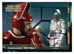 Commander Will Riker (Trading Card) Star Trek The Next Generation - Profiles - 2000 Skybox # 20 - Mint