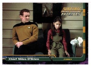 Chief Miles O'Brien (Trading Card) Star Trek The Next Generation - Profiles - 2000 Skybox # 26 - Mint