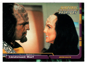 Lieutenant Worf (Trading Card) Star Trek The Next Generation - Profiles - 2000 Skybox # 31 - Mint