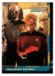 Commander Will Riker (Trading Card) Star Trek The Next Generation - Profiles - 2000 Skybox # 38 - Mint