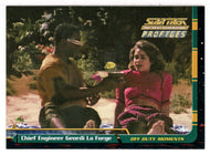 Chief Engineer Geordi La Forge (Trading Card) Star Trek The Next Generation - Profiles - 2000 Skybox # 51 - Mint