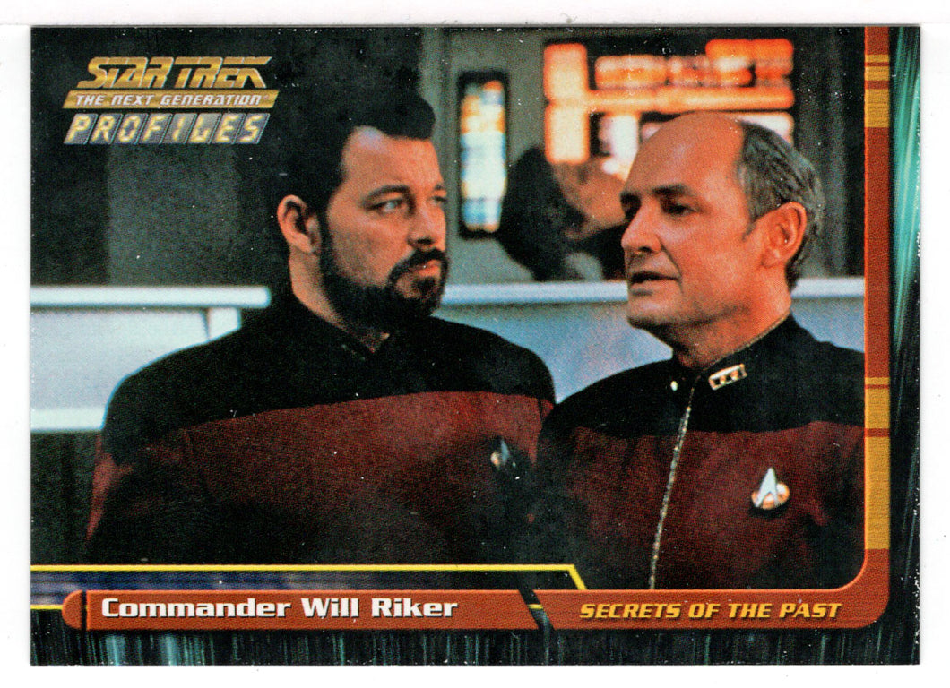 Commander Will Riker (Trading Card) Star Trek The Next Generation - Profiles - 2000 Skybox # 65 - Mint