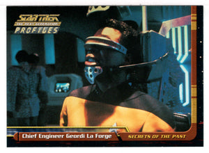 Chief Engineer Geordi La Forge (Trading Card) Star Trek The Next Generation - Profiles - 2000 Skybox # 69 - Mint