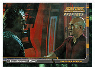 Lieutenant Worf (Trading Card) Star Trek The Next Generation - Profiles - 2000 Skybox # 76 - Mint