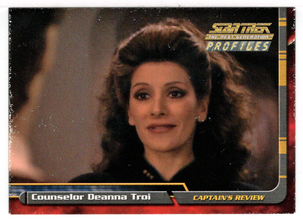 Counselor Deanna Troi (Trading Card) Star Trek The Next Generation - Profiles - 2000 Skybox # 79 - Mint