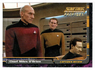 Chief Miles O'Brien (Trading Card) Star Trek The Next Generation - Profiles - 2000 Skybox # 80 - Mint