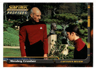 Wesley Crusher (Trading Card) Star Trek The Next Generation - Profiles - 2000 Skybox # 81 - Mint