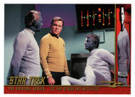 Observing the Irrevocably Hostile Bele - Let That Be Your Battlefield (Trading Card) Star Trek The Original Series - Season 3 Behind-the-Scenes - 1999 Skybox # 140 - Mint