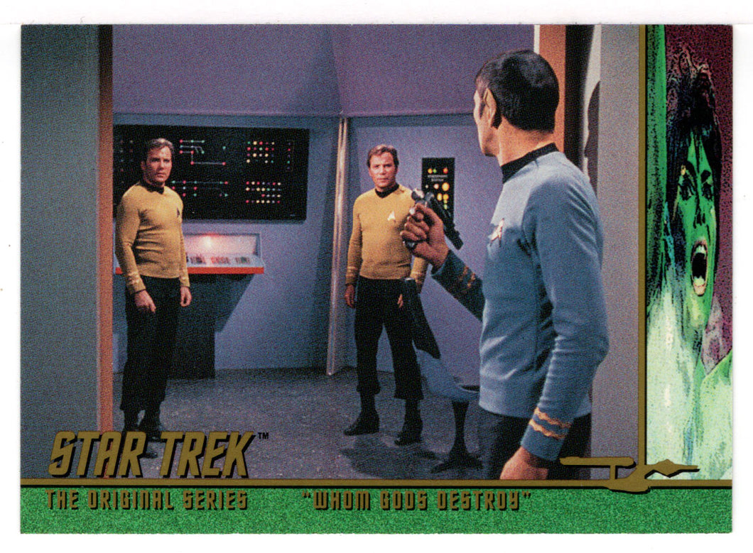 Whom Gods Destroy (Trading Card) Star Trek The Original Series - Season 3 Behind-the-Scenes - 1999 Skybox # 142 - Mint