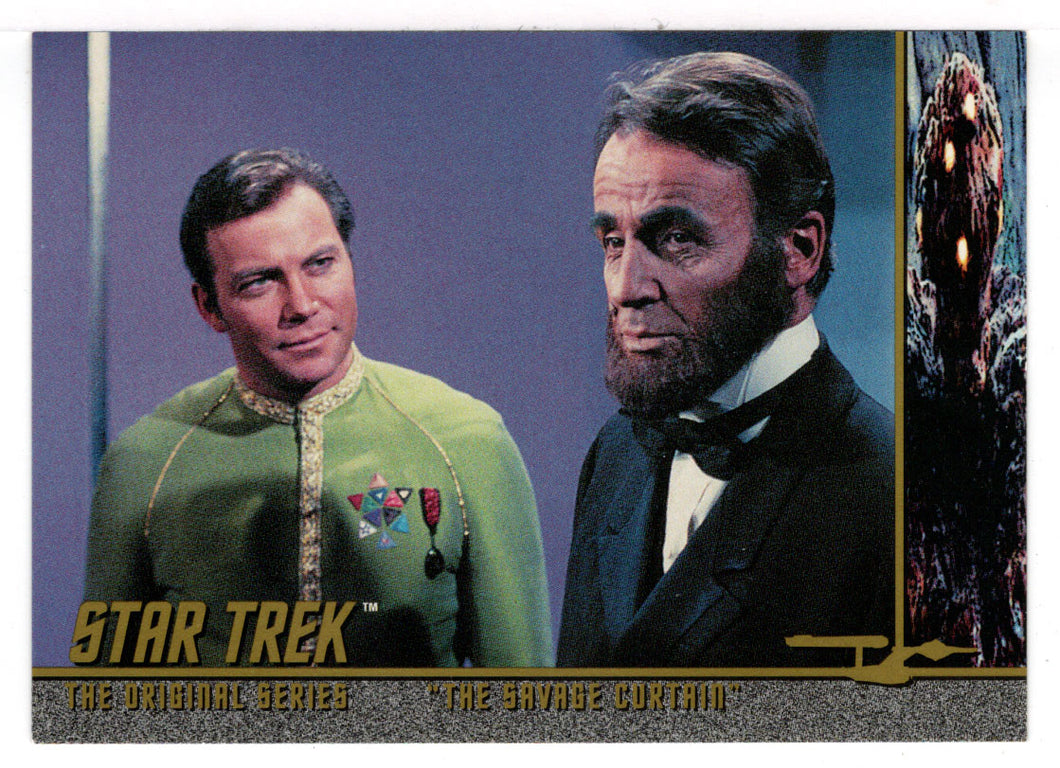 The Savage Curtain (Trading Card) Star Trek The Original Series - Season 3 Behind-the-Scenes - 1999 Skybox # 153 - Mint