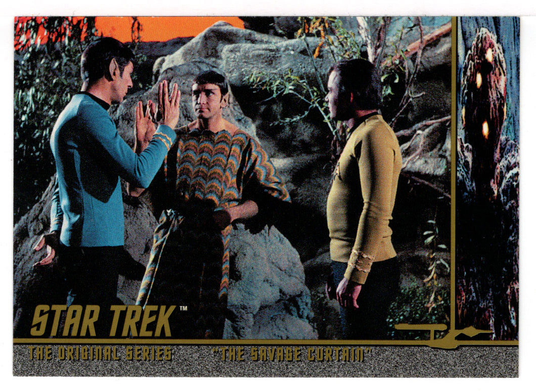 The Savage Curtain (Trading Card) Star Trek The Original Series - Season 3 Behind-the-Scenes - 1999 Skybox # 154 - Mint