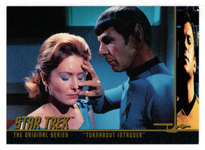 The Change in Captain Kirk's Behavior - Turnabout Intruder (Trading Card) Star Trek The Original Series - Season 3 Behind-the-Scenes - 1999 Skybox # 158 - Mint