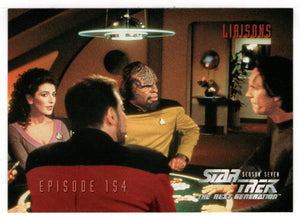 Liaisons (Trading Card) Star Trek The Next Generation - Season Seven - 1999 Skybox # 649 - Mint