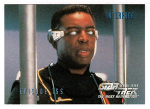 Interface (Trading Card) Star Trek The Next Generation - Season Seven - 1999 Skybox # 652 - Mint