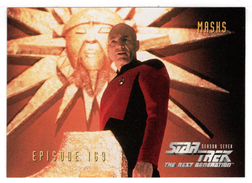 Masks (Trading Card) Star Trek The Next Generation - Season Seven - 1999 Skybox # 695 - Mint